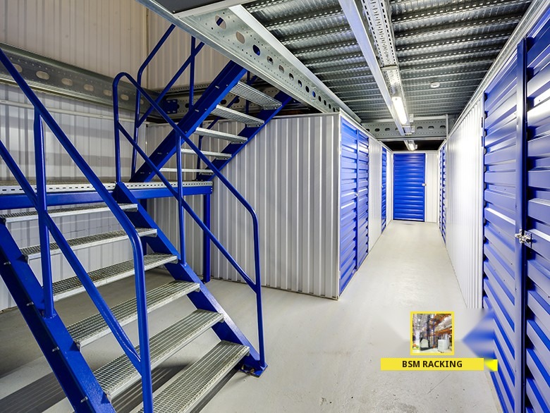 Mezzanine Floor System raised warehouse floor installation, project view 7