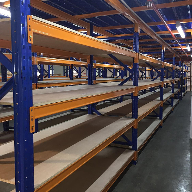Rack Support Mezzanine Superblock intermediate storage floor, project view 14