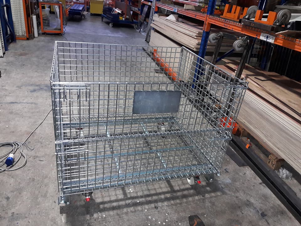 Foldable Wire Mesh Cage mesh panel detail