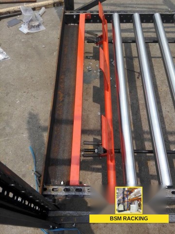 Pallet Flow Racking live pallet storage arrangement, project view 33