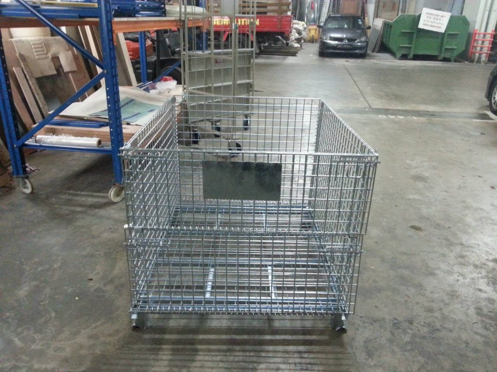 Foldable Wire Mesh Cage container options