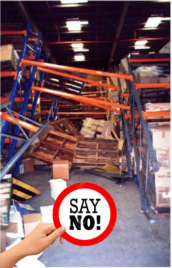 Warehouse Rack Inspection beam condition assessment