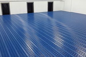 Rack Support Mezzanine Superblock intermediate storage floor, project view 5