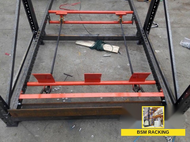 Pallet Flow Racking live pallet storage arrangement, project view 29