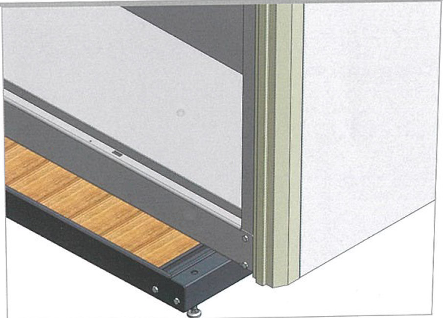 Mobile Compactor mechanical cabinet storage arrangement, project view 2