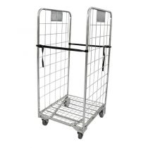 Roll Container Trolley model 132-RC-5 with mesh construction