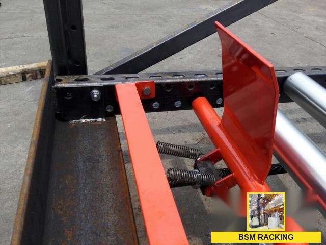 Pallet Flow Racking live pallet storage arrangement, project view 31