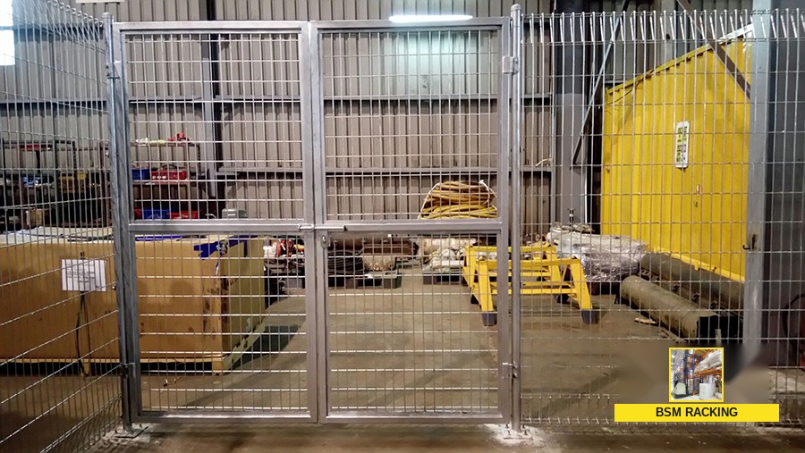 Galvanized Fencing System, second reference view beside the design data