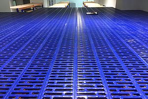 Rack Support Mezzanine Superblock intermediate storage floor, project view 1