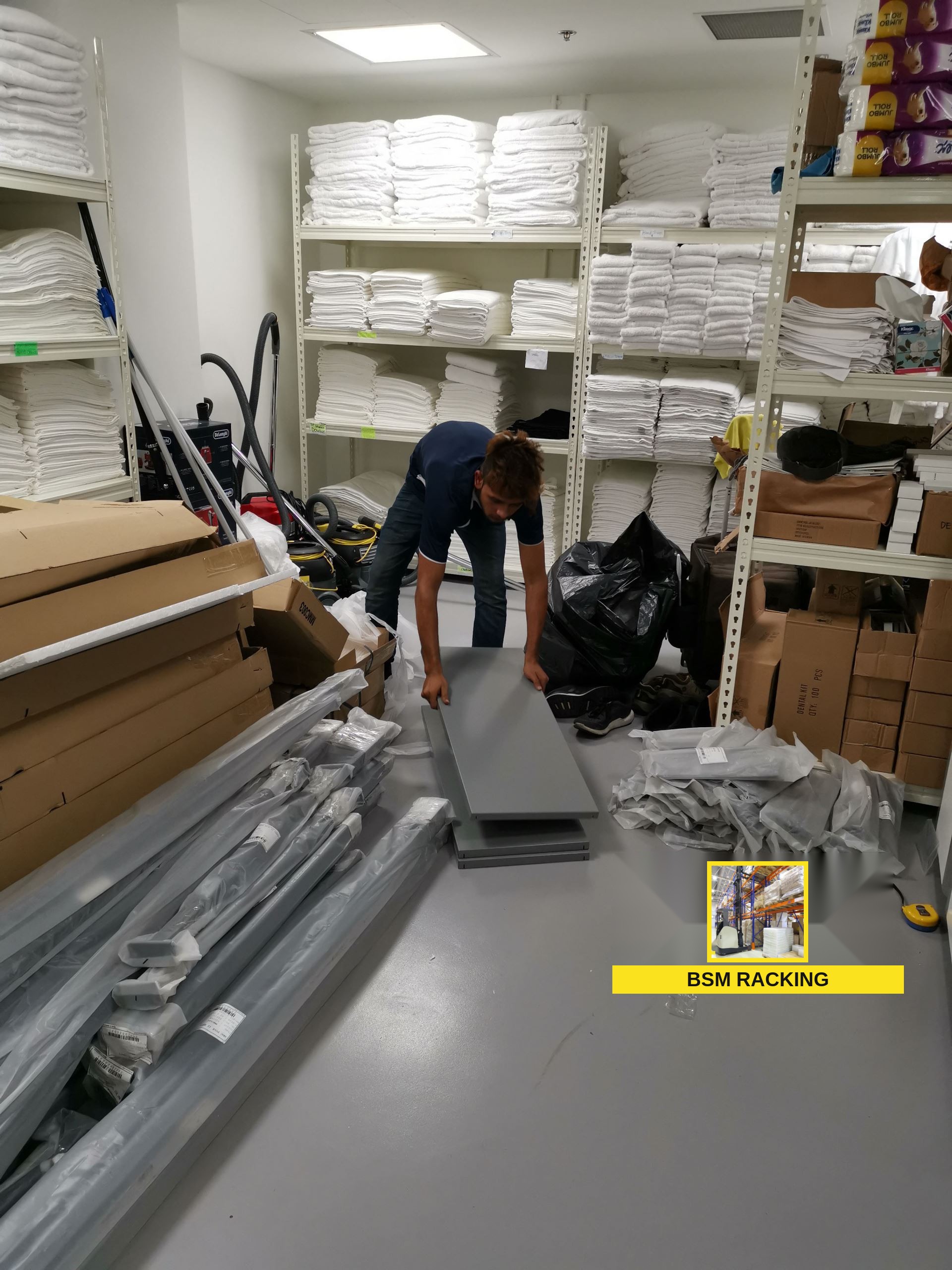 Mobile Compactor mechanical cabinet storage arrangement, project view 10