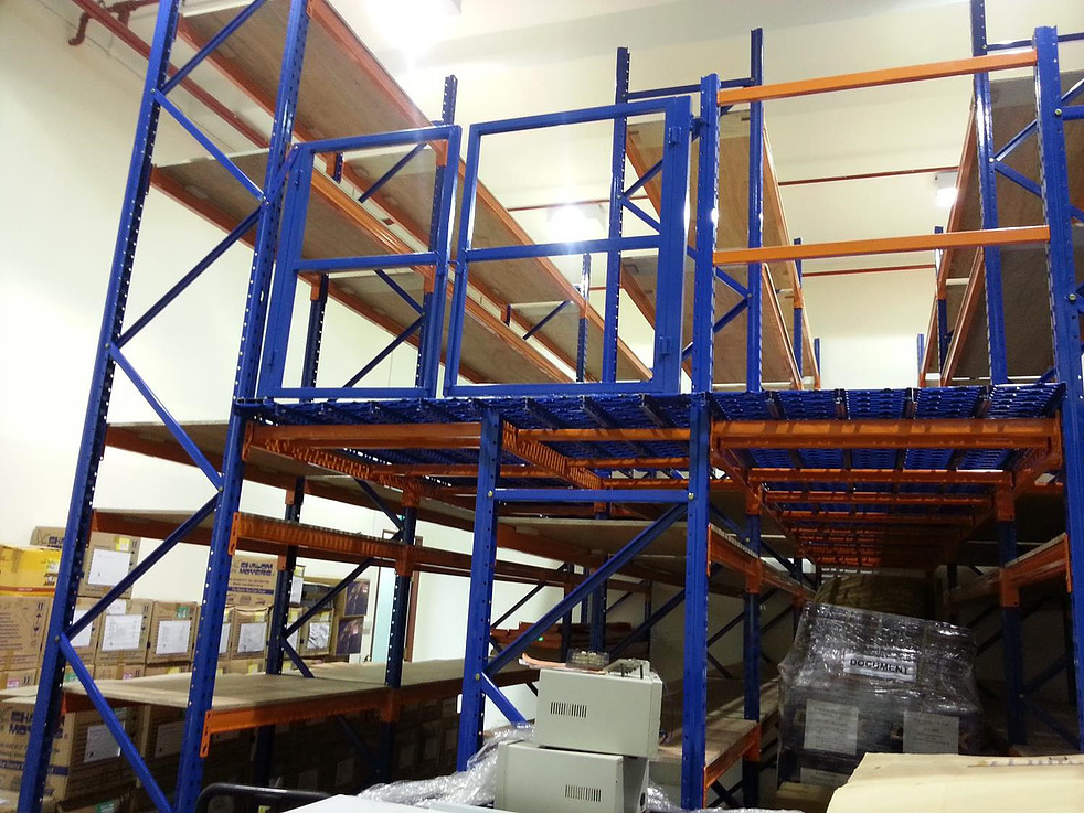 2-Tier Racking configuration for hand-picked stock