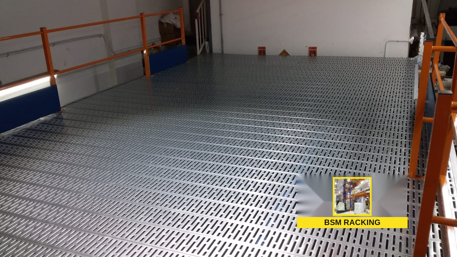 Mezzanine Floor System raised warehouse floor installation, project view 9
