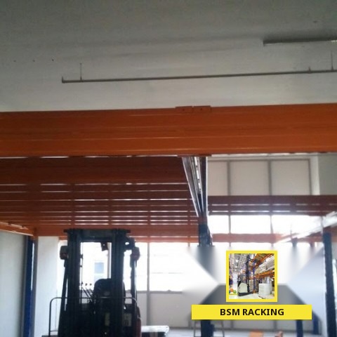 Superblock Racking Systems modular warehouse storage platform, project view 45