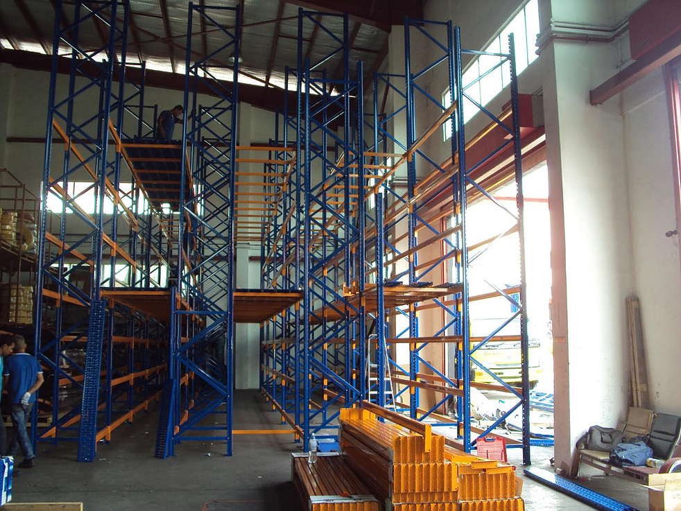2-Tier Racking project showing the rack layout