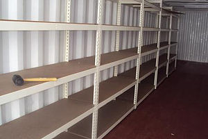 Boltless shelving units for organised storage