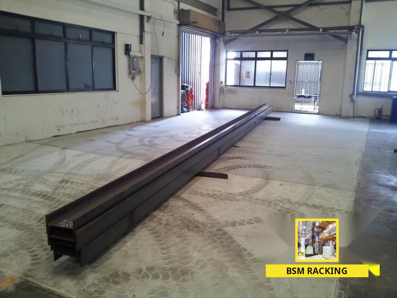 Structural Steel Platform freestanding mezzanine installation, project view 38