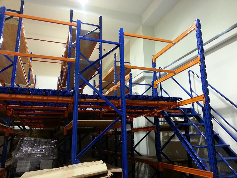 2-Tier Racking installation layout