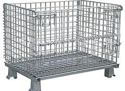 Foldable Wire Mesh Cage reusable storage container