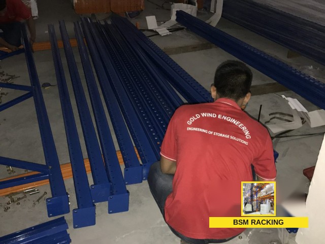 Superblock Racking Systems modular warehouse storage platform, project view 38