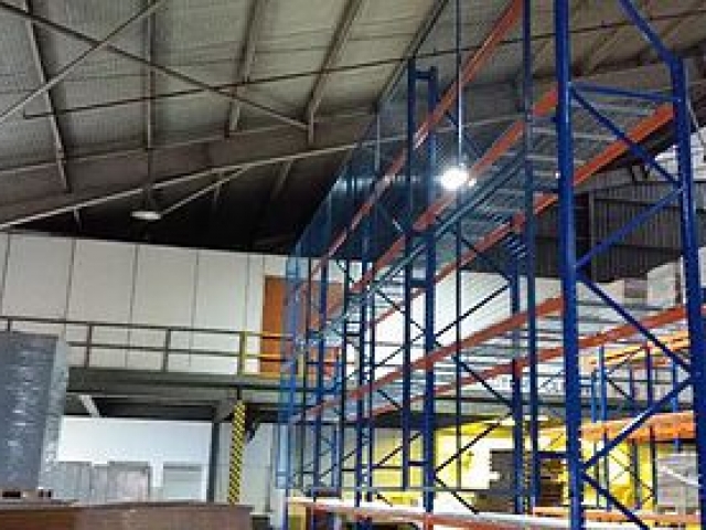 Rear Mesh guarding for the back of pallet racking