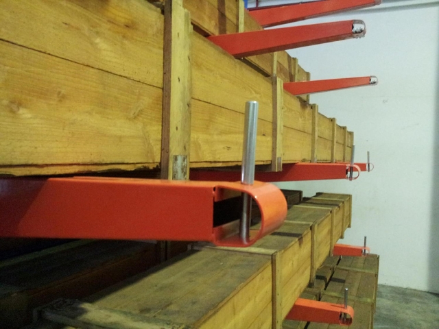 Cantilever Racking installation with open front access