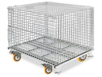 Foldable Wire Mesh Cage storage arrangement